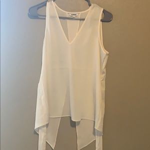 Ivory open back tank